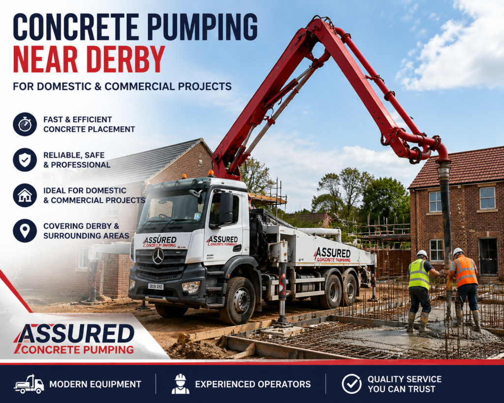 concrete pumping near Derby