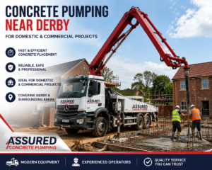 concrete pumping near Derby