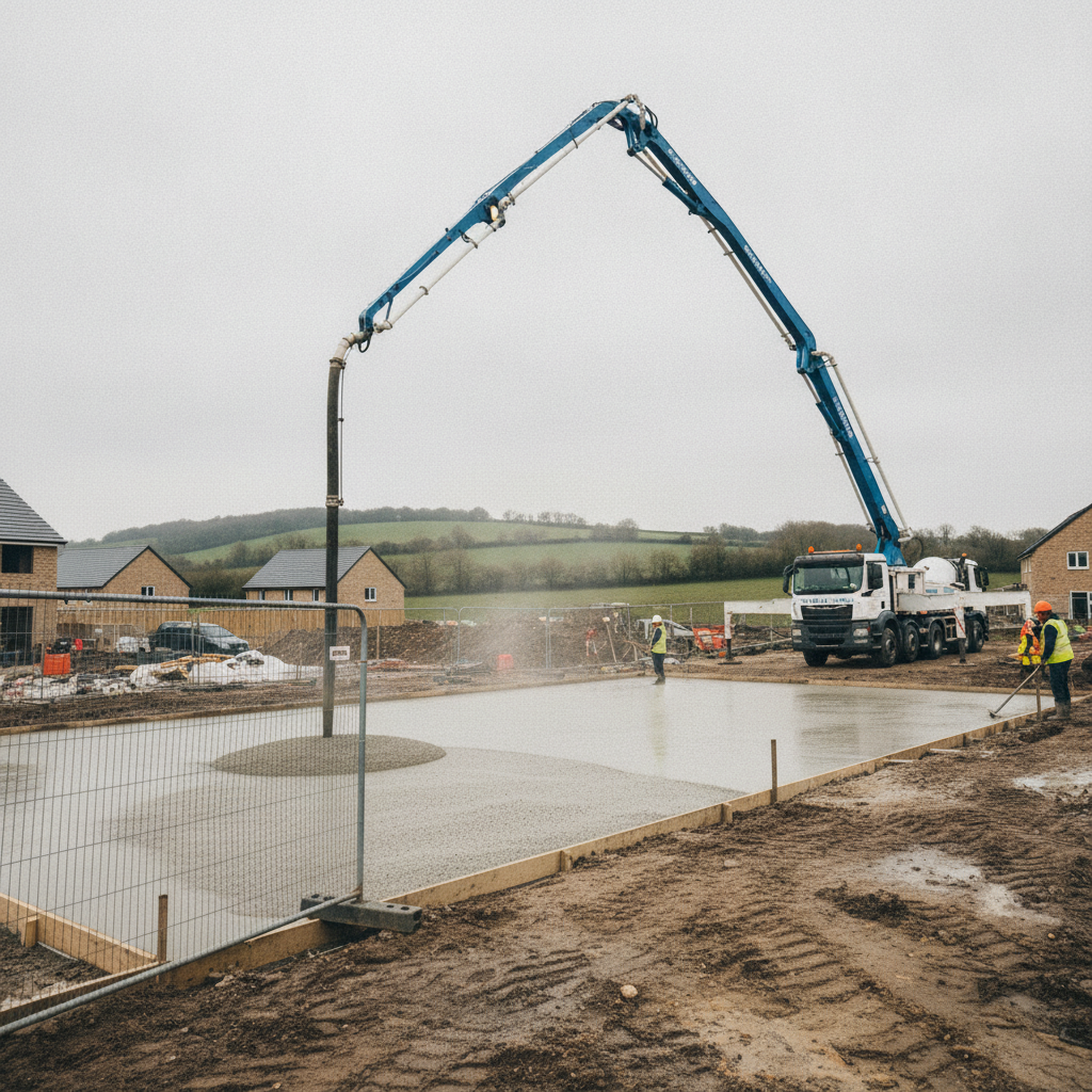 You Use a Concrete Pump Instead of Wheelbarrows, Assured Concrete Pumping Ltd